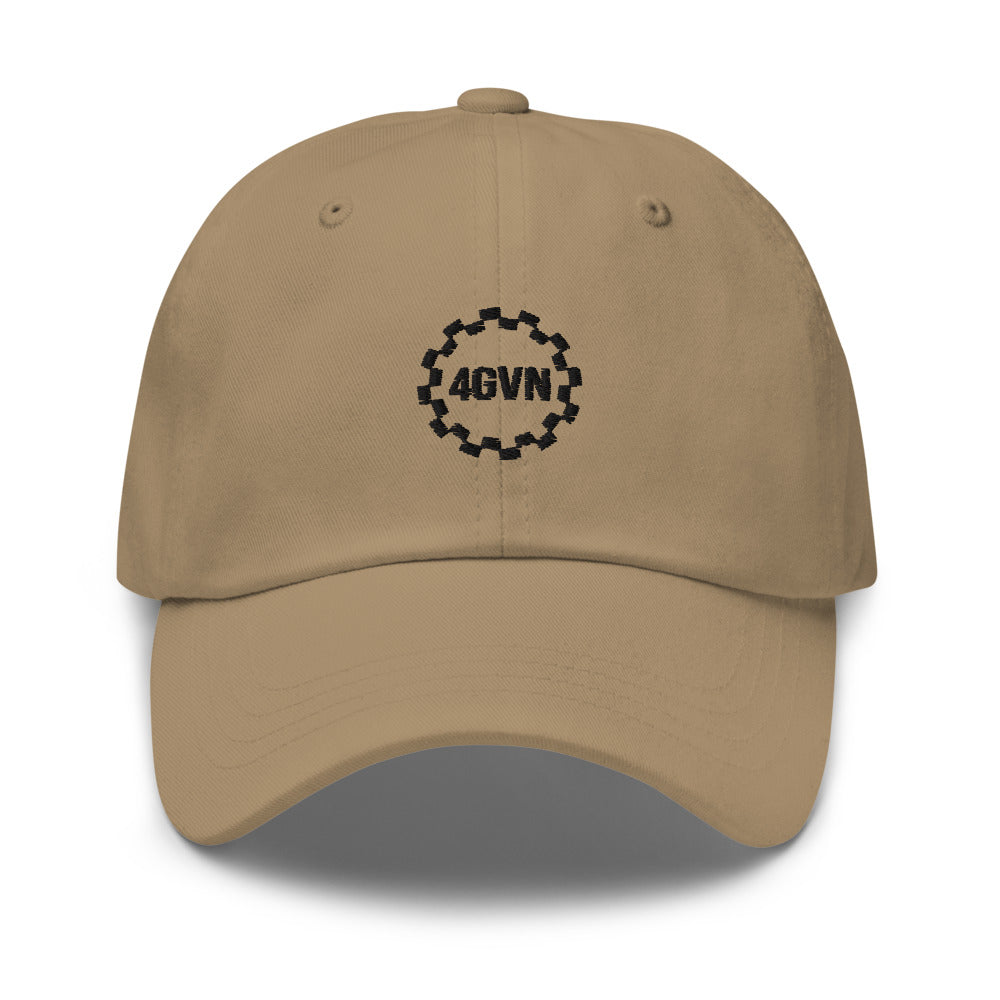 4GVN Black Dad hat
