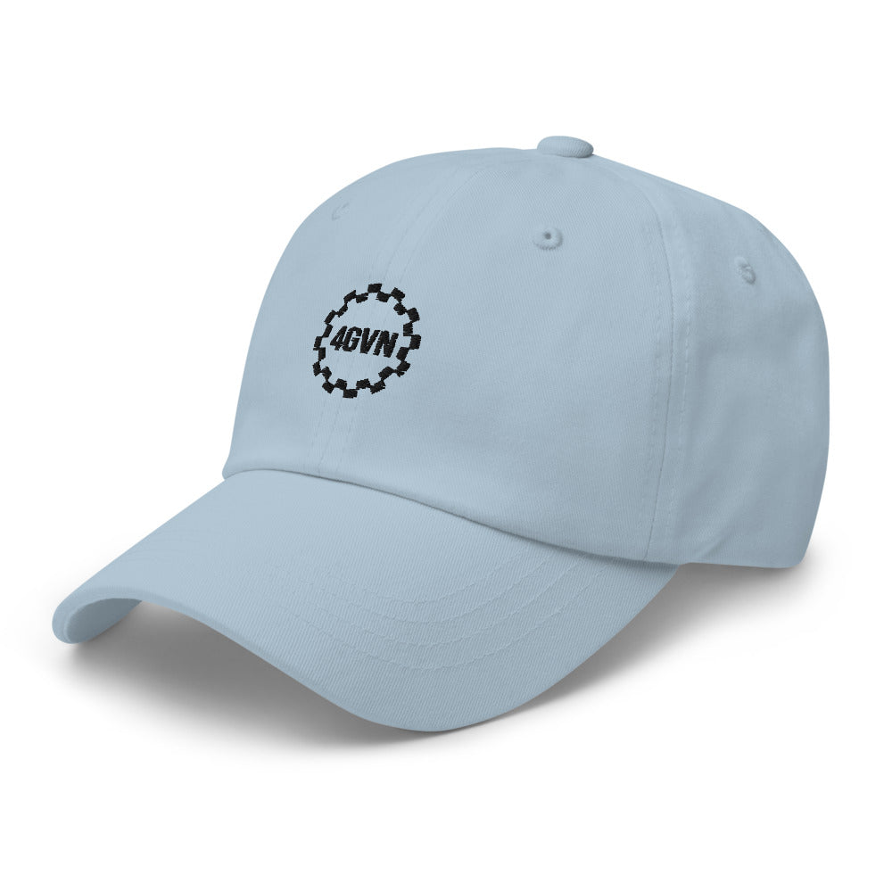 4GVN Black Dad hat