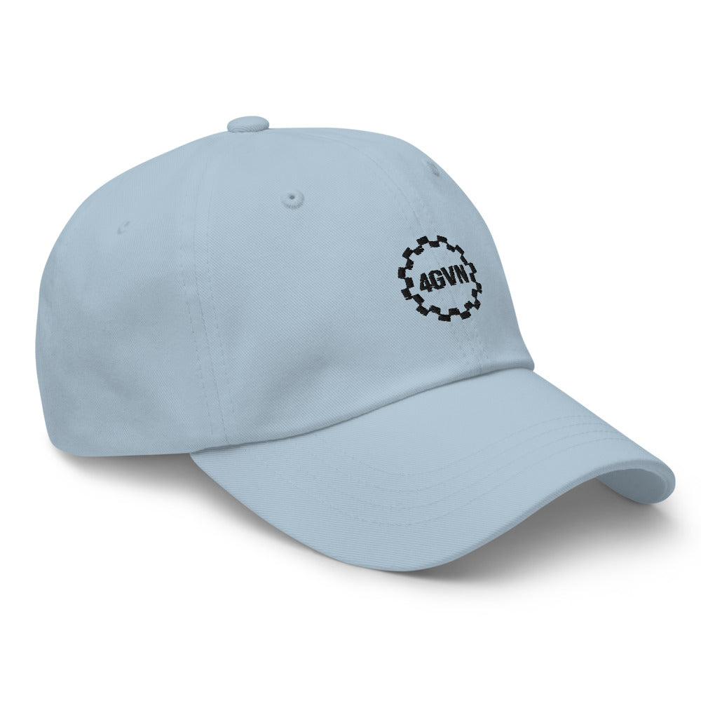4GVN Black Dad hat