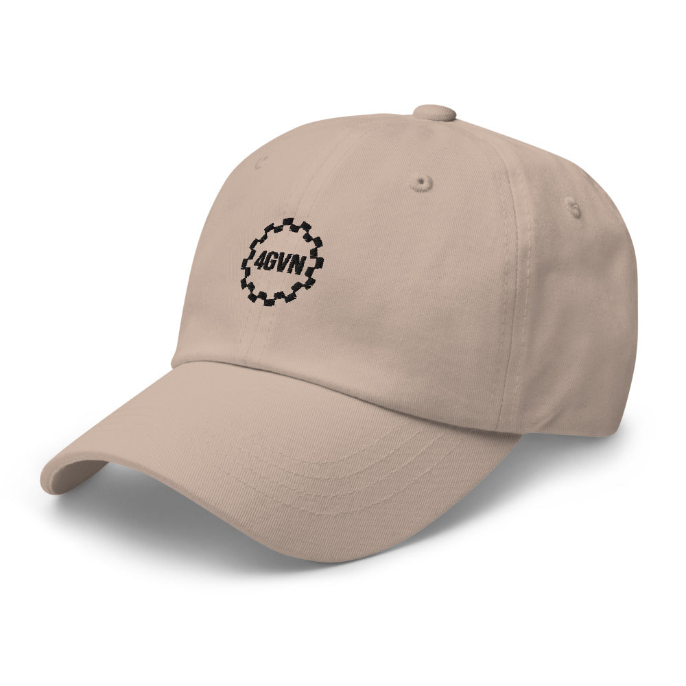 4GVN Black Dad hat