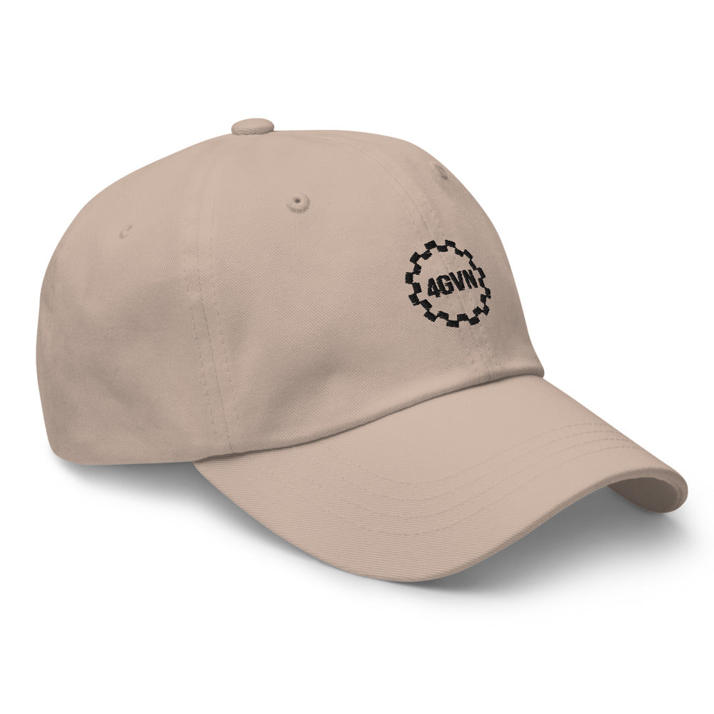 4GVN Black Dad hat