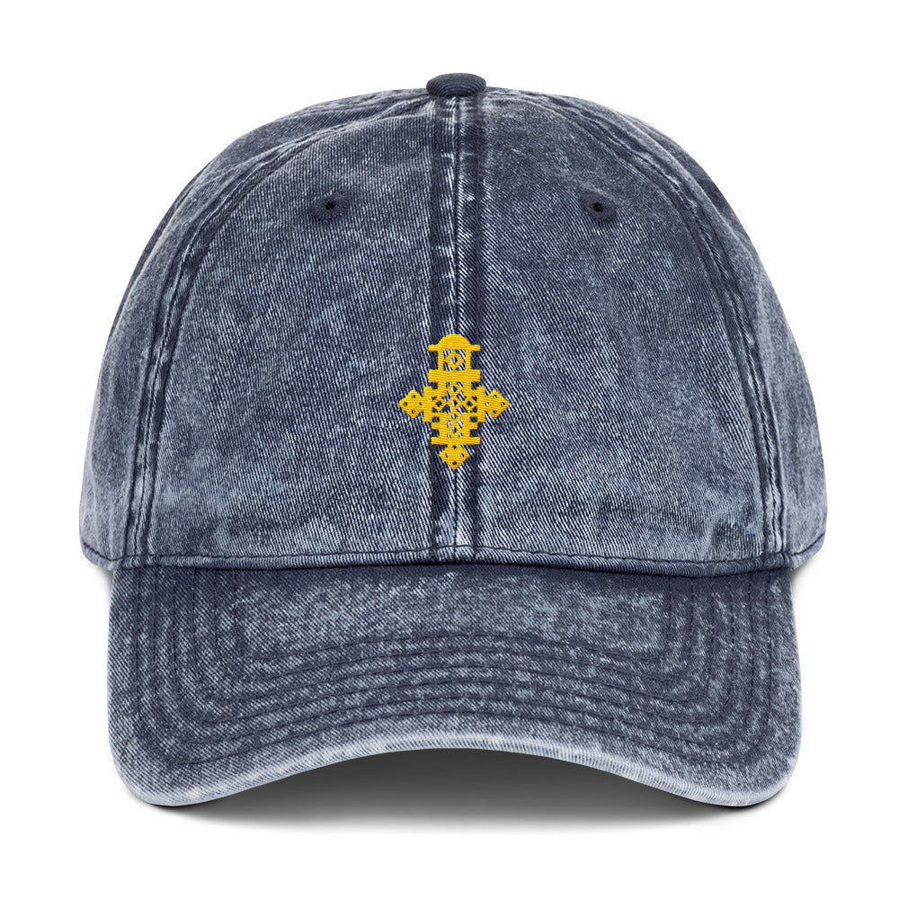 Habesha Cross 2 Vintage Dad Hat