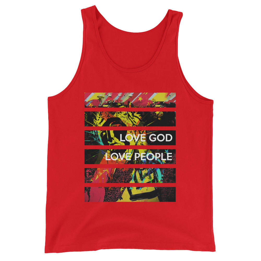Love God Love People Tank Top
