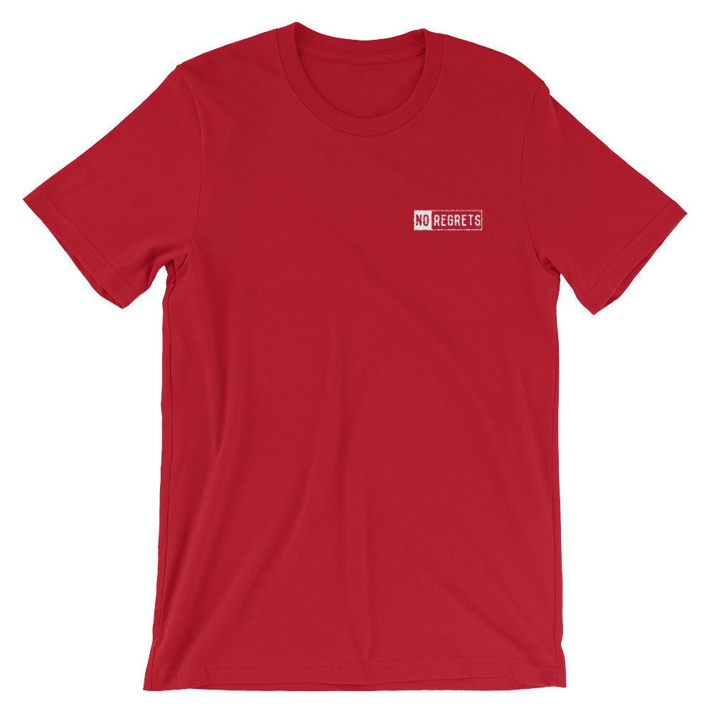 No Regrets T-Shirt Embroidered