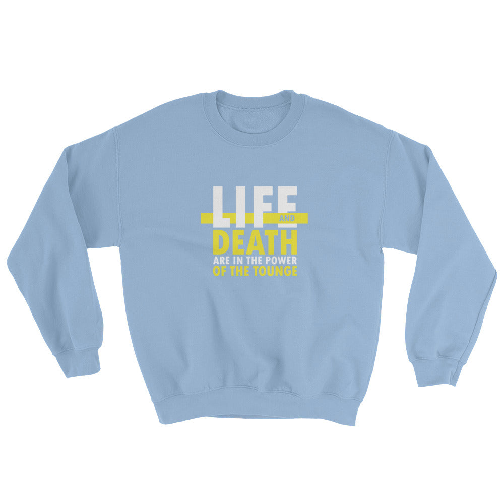 Life and Death ( White ) Crewneck
