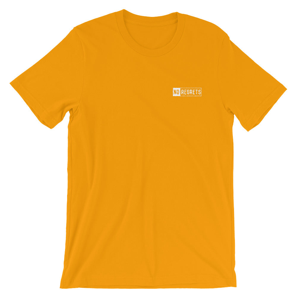 No Regrets T-Shirt Embroidered