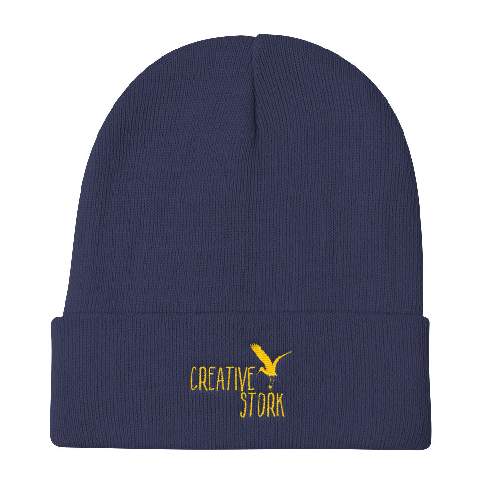 Creative Stork Logo Knit Beanie - Creative Stork