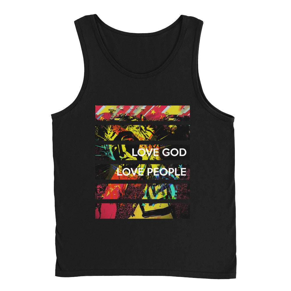 Mens Love God Love People #1 Tank Top - Creative Stork