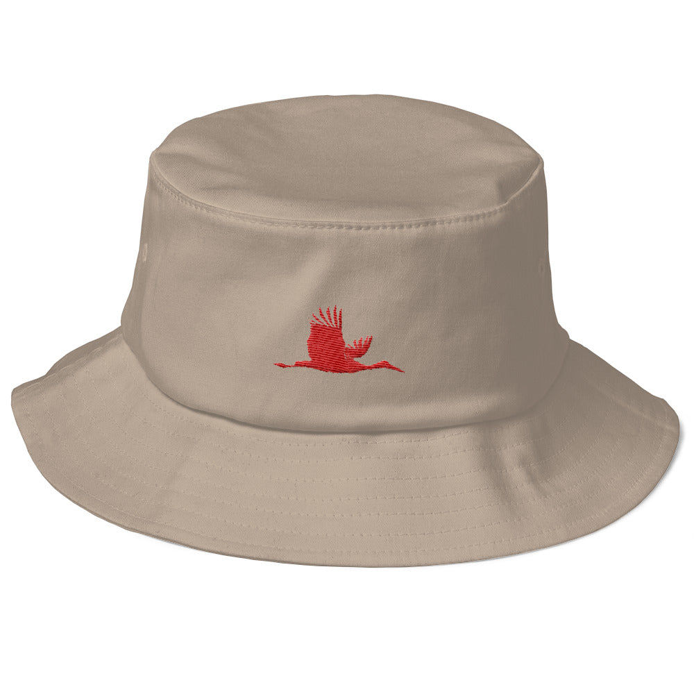 Stork Logo Old School Bucket Hat - Creative Stork