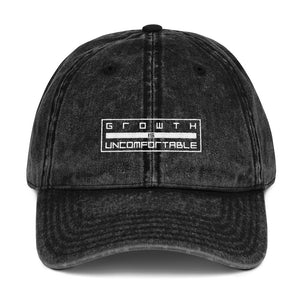 Growth Is Uncomfortable Vintage Dad Hat