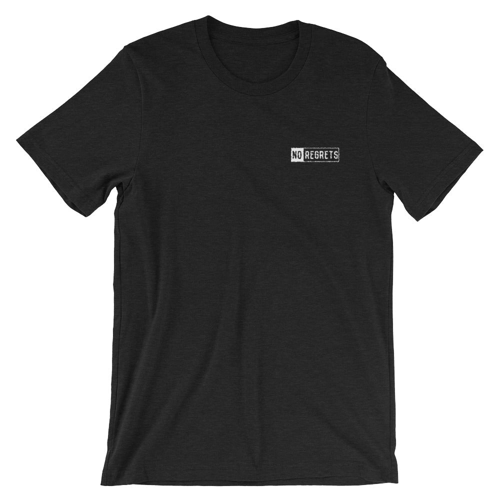 No Regrets T-Shirt Embroidered