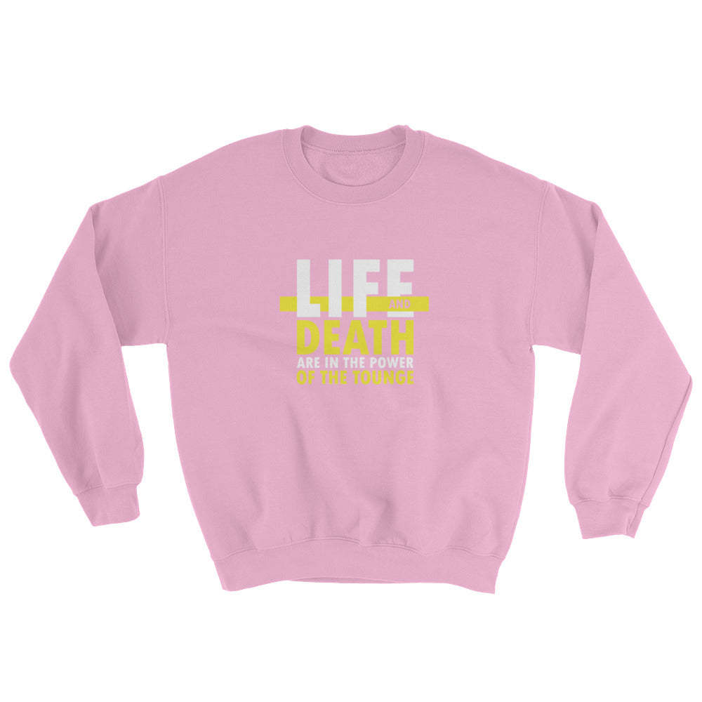 Life and Death ( White ) Crewneck