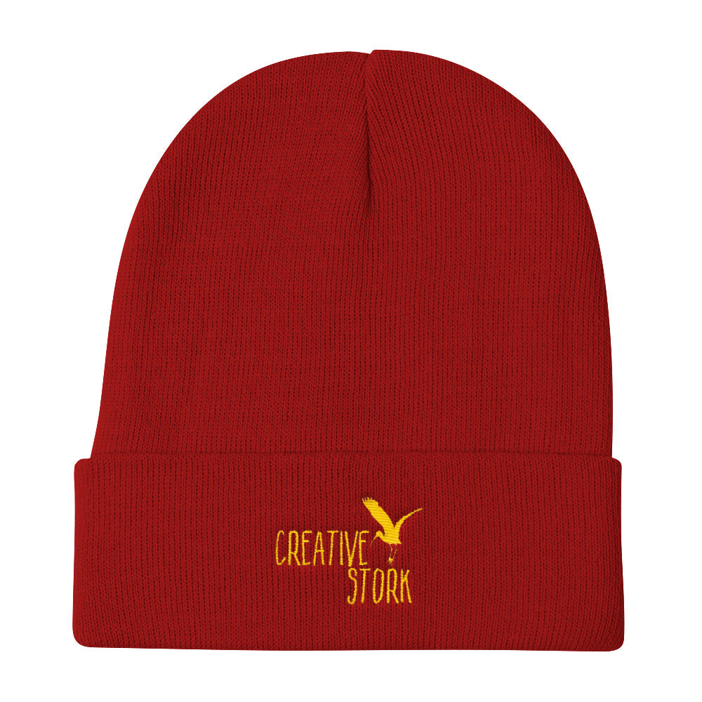 Creative Stork Logo Knit Beanie - Creative Stork