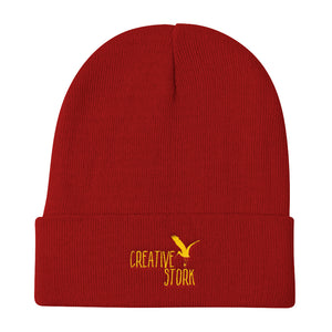 Creative Stork Logo Knit Beanie - Creative Stork