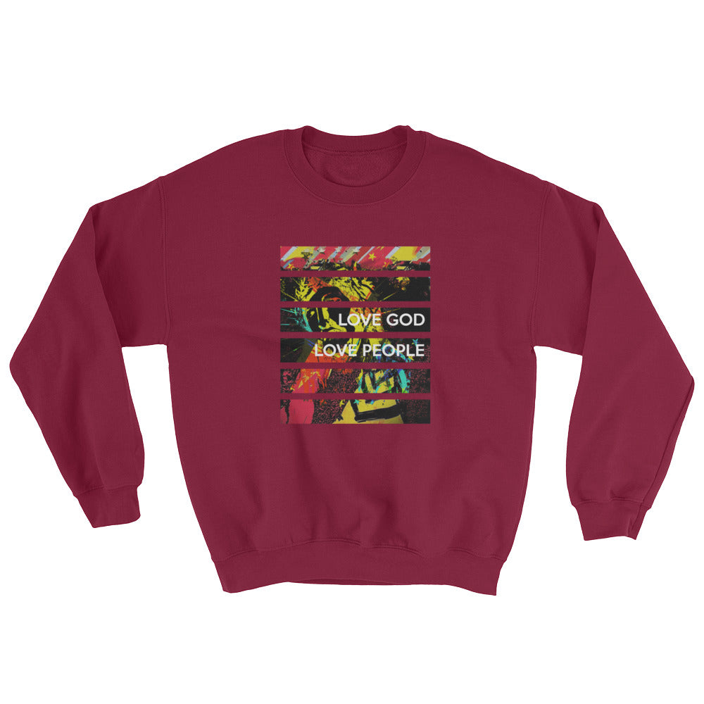 Love God Love People Crewneck