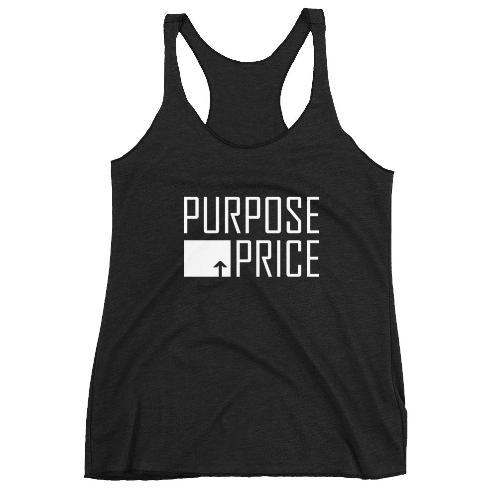 Purpose Over Price Women's Racerback Tank