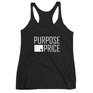 Purpose Over Price Women's Racerback Tank