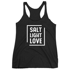 Salt Light Love Women's Racerback Tank