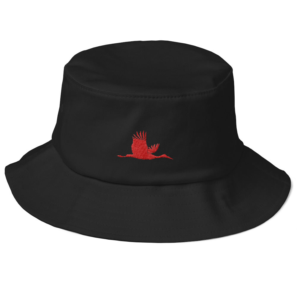 Stork Logo Old School Bucket Hat - Creative Stork