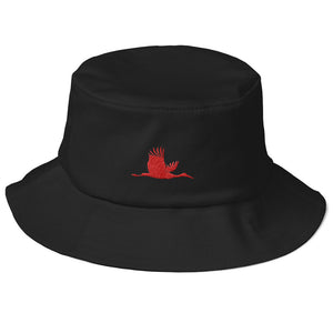 Stork Logo Old School Bucket Hat - Creative Stork