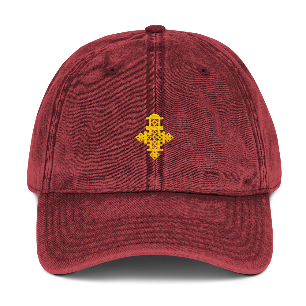 Habesha Cross 2 Vintage Dad Hat
