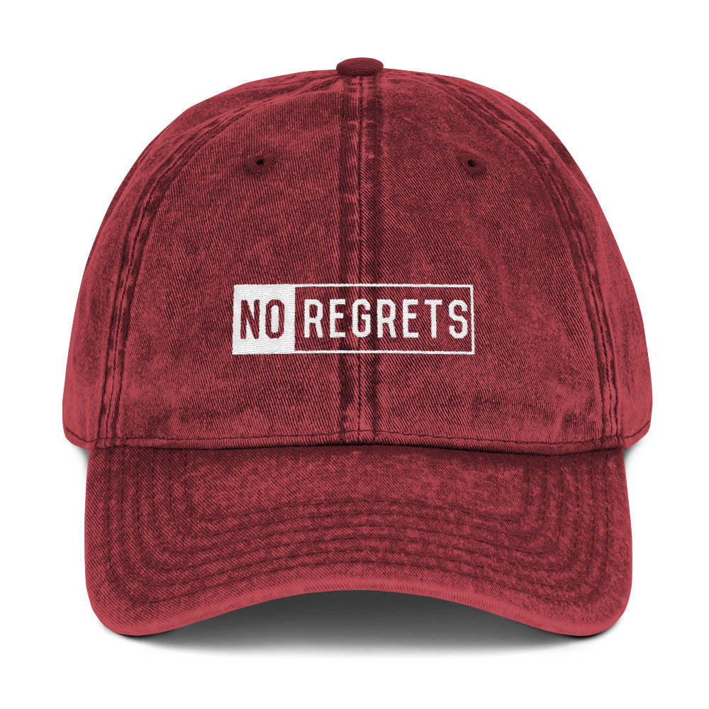 No Regrets Vintage Dad Hat