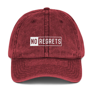 No Regrets Vintage Dad Hat