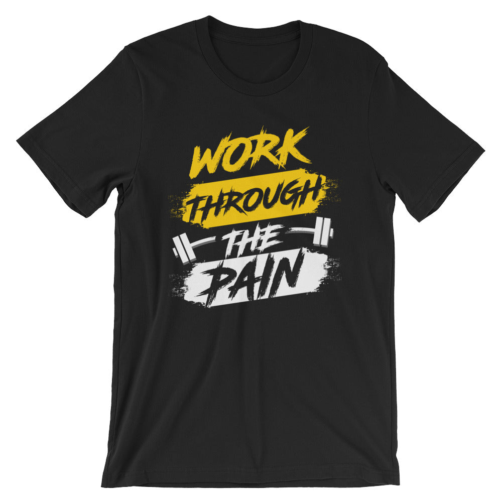 Mens Work Through The Pain Shirt - Creative Stork