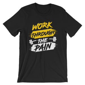 Mens Work Through The Pain Shirt - Creative Stork