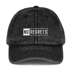 No Regrets Vintage Dad Hat