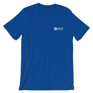 No Regrets T-Shirt Embroidered