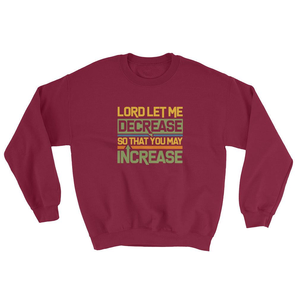 Lord Let Me Decrease Crewneck