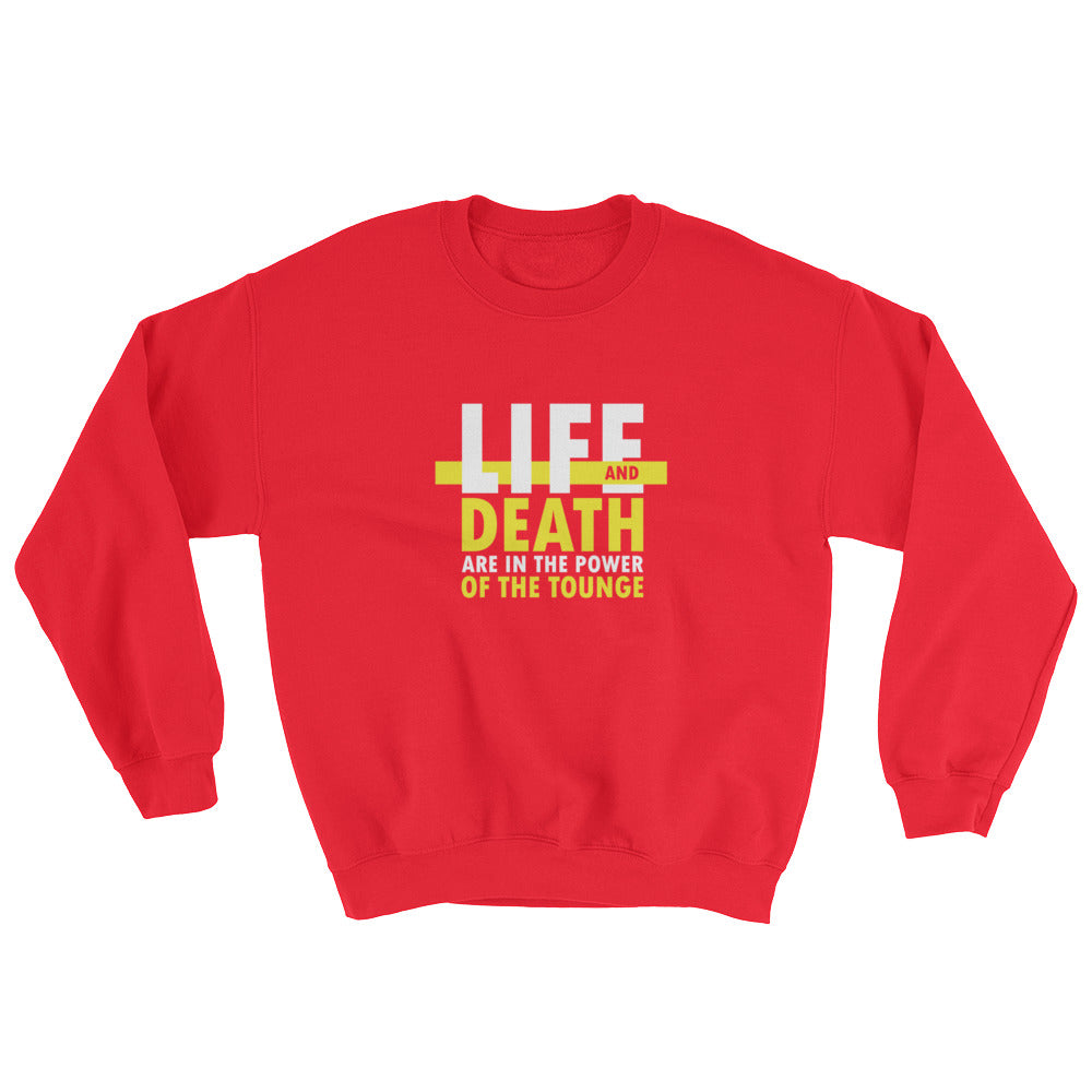 Life and Death ( White ) Crewneck