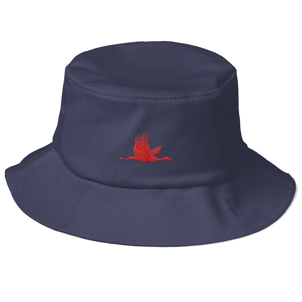 Stork Logo Old School Bucket Hat - Creative Stork