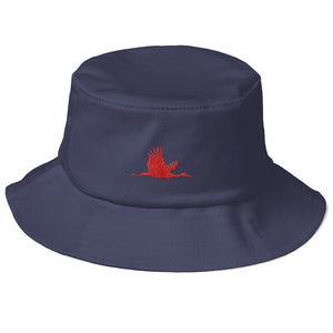 Stork Logo Old School Bucket Hat - Creative Stork