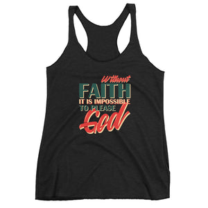 Without Faith Women's Racerback Tank