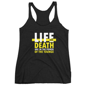 Life And Death Women's Racerback Tank