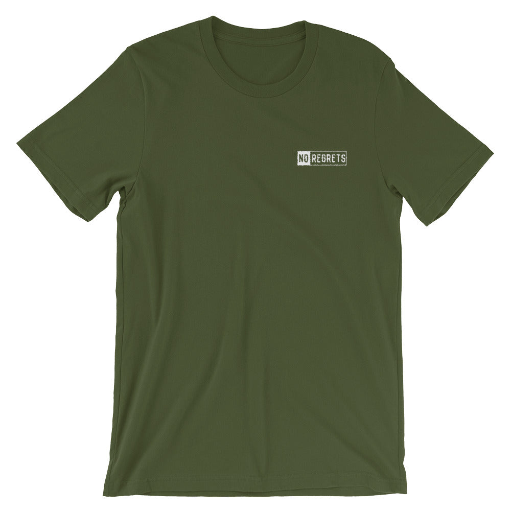 No Regrets T-Shirt Embroidered