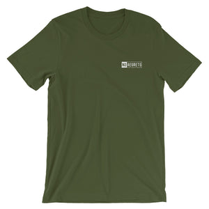 No Regrets T-Shirt Embroidered
