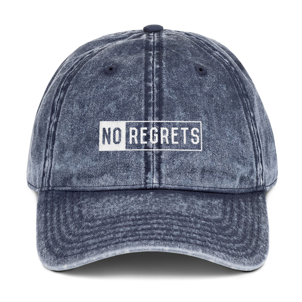 No Regrets Vintage Dad Hat
