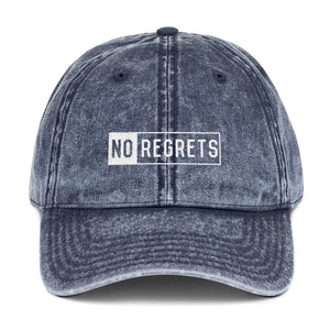 No Regrets Vintage Dad Hat
