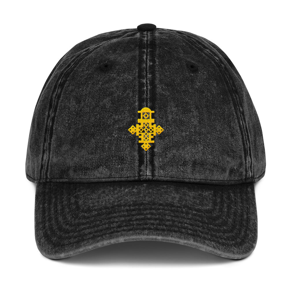 Habesha Cross 2 Vintage Dad Hat
