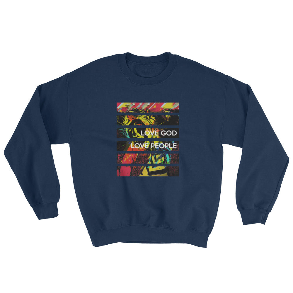 Love God Love People Crewneck