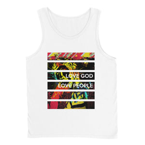 Mens Love God Love People #1 Tank Top - Creative Stork